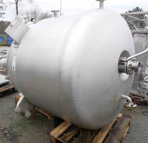 Behälter 2.410 Liter aus V4A temperierbar, isoliert, gebraucht