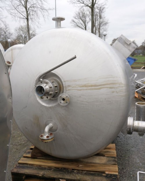 Behälter 2.410 Liter aus V4A temperierbar, isoliert, gebraucht