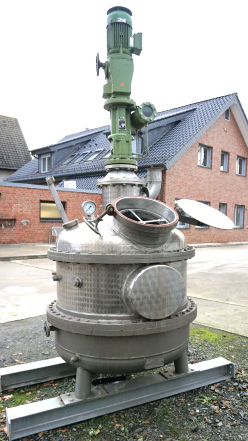 Behälter 500 Liter aus V2A temperierbar, gebraucht