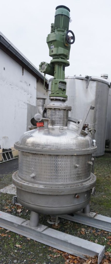Behälter 500 Liter aus V2A temperierbar, gebraucht
