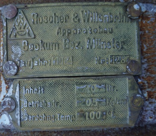 Behälter 500 Liter aus V4A temperierbar, gebraucht