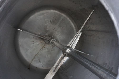 Behälter 500 Liter aus V4A temperierbar, gebraucht