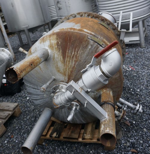 Behälter 500 Liter aus V4A temperierbar, gebraucht