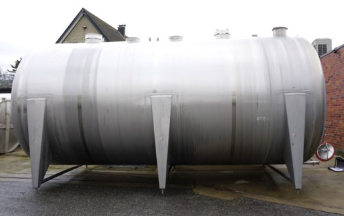 Behälter 42.000 Liter aus V2A einwandig, gebraucht