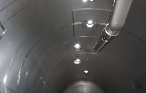 Behälter 42.000 Liter aus V2A einwandig, gebraucht