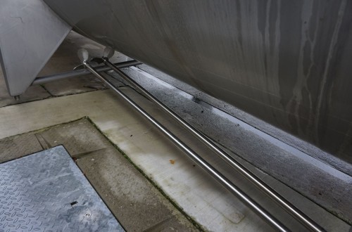 Behälter 42.000 Liter aus V2A einwandig, gebraucht