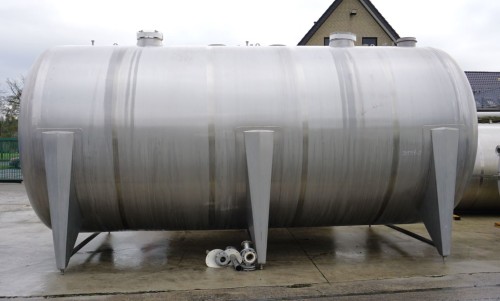 Behälter 42.000 Liter aus V2A einwandig, gebraucht