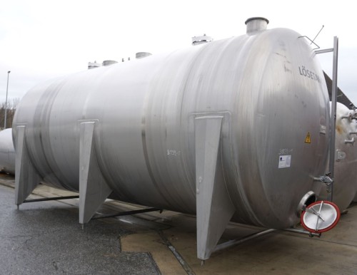 Behälter 42.000 Liter aus V2A einwandig, gebraucht