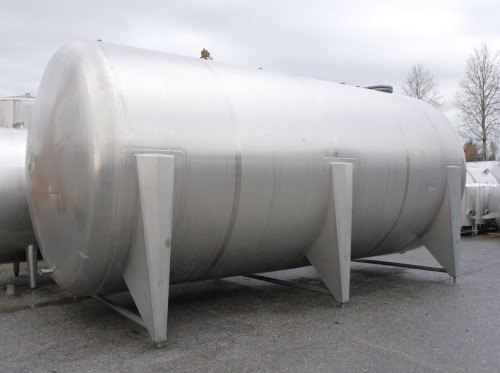 Behälter 42.000 Liter aus V2A einwandig, gebraucht