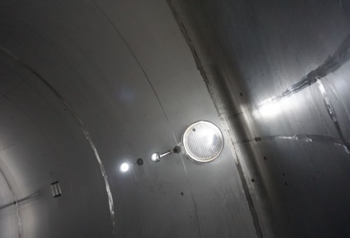 Behälter 42.000 Liter aus V2A einwandig, gebraucht