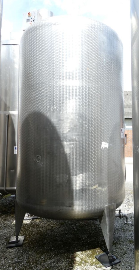 Behälter 6.220 Liter aus V2A, einwandig, gebraucht (ehem. Drucktank)