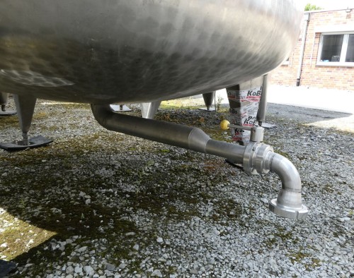 Behälter 6.220 Liter aus V2A, einwandig, gebraucht (ehem. Drucktank)