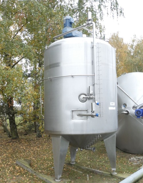 Behälter 5.500 Liter aus V2A isoliert, gebraucht