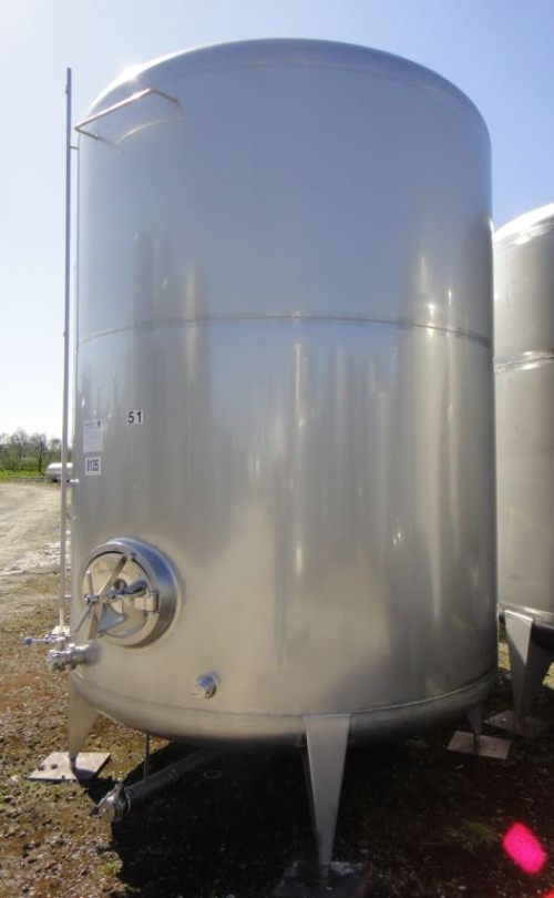 Behälter 11.400 Liter aus V2A, gebraucht, einwandig