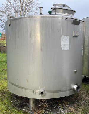 Behälter 3.500 Liter aus V2A, einwandig, gebraucht