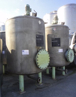 Behälter 3.800 Liter aus V2A, gebraucht, einwandig