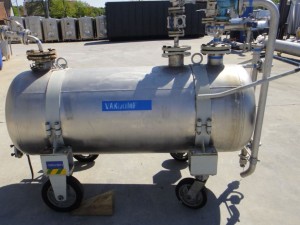 Durckbehälter 630 Liter aus V4A, gebraucht, einwandig