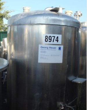 Behälter 600 Liter aus V2A, gebraucht, einwandig