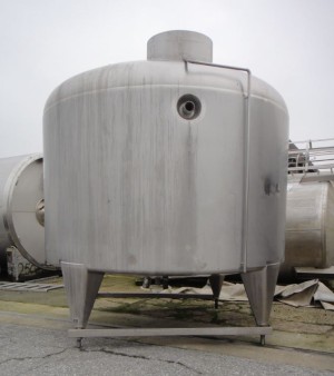 Behälter 6.000 Liter aus V2A, gebraucht, temperierbar, isoliert