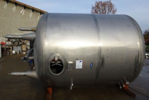 Behälter 11.800 Liter aus V2A, gebraucht, einwandig