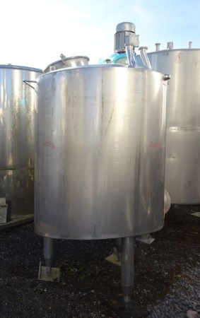 Behälter 1.300 Liter aus V2A, gebraucht, einwandig