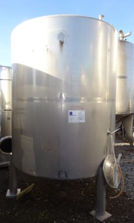 Behälter 4.500 Liter aus V2A, gebraucht, einwandig