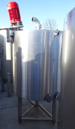 Behälter 700 Liter aus V2A temperierbar, gebraucht