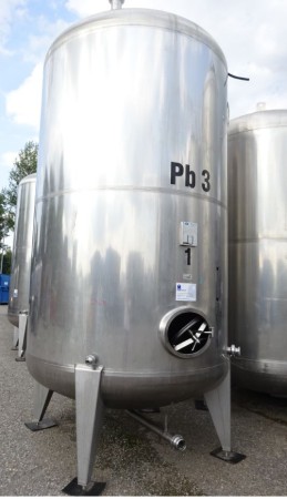 Behälter 12.000 Liter aus V4A, gebraucht, einwandig