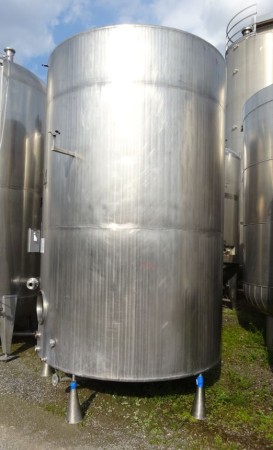 Behälter 10.000 Liter aus V2A, gebraucht, einwandig