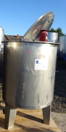 Behälter 800 Liter aus V2A, gebraucht, einwandig