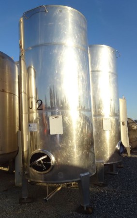 Behälter 6.500 Liter aus V4A, gebraucht, einwandig