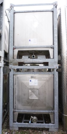 Container 1.050 Liter aus V2A