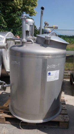 Behälter 600 Liter aus V2A einwandig, gebraucht