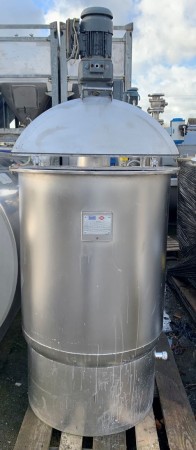 Behälter 250 Liter aus V2A einwandig, gebraucht