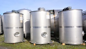 Behälter 8.000 Liter aus V2A einwandig, gebraucht