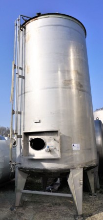 Behälter 22.000 Liter aus V2A, einwandig, gebraucht
