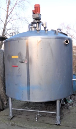 Behälter 4.000 Liter aus V2A isoliert, gebraucht
