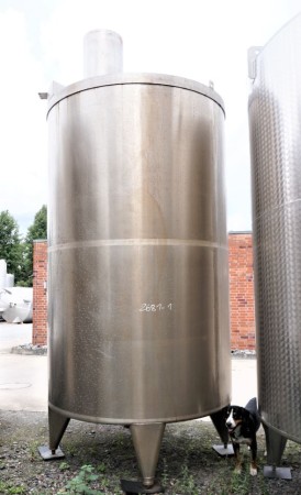 Behälter 8.000 Liter aus V4A, einwandig, gebraucht