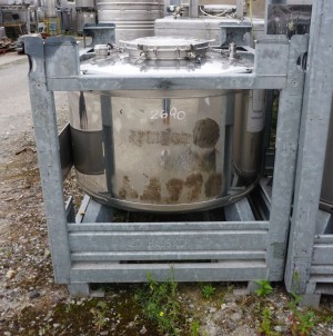 Container 400 Liter aus V2A, gebraucht, einwandig
