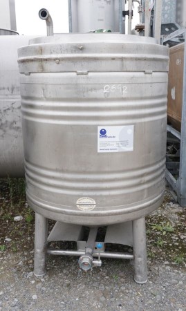 Container 700 Liter aus V2A, einwandig, gebraucht