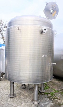 Behälter 3.965 Liter aus V2A isoliert, temperierbar, gebraucht