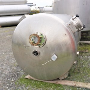 Behälter 3.000 Liter aus V4A, einwandig, gebraucht
