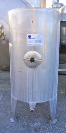 Behälter 650 Liter aus V2A einwandig, gebraucht