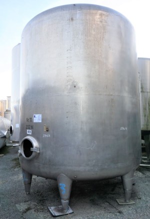 Behälter 20.000 Liter aus V2A einwandig, gebraucht