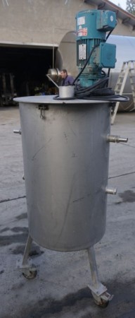 Behälter 150 Liter aus V2A einwandig, gebraucht