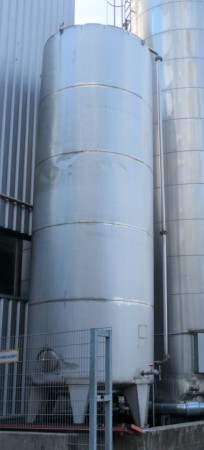 Behälter 40.000 Liter aus V2A, einwandig, gebraucht