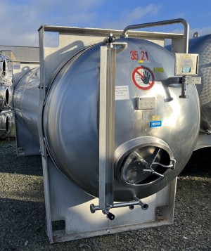 Behälter 6.000 Liter aus V2A einwandig, gebraucht