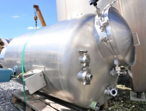 Behälter 1.000 Liter aus V4A einwandig, gebraucht