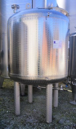 Behälter 2.450 Liter aus V4A einwandig, gebraucht