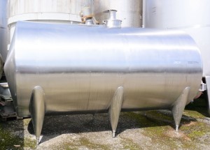 Behälter 9.000 Liter aus V2A, einwandig, gebraucht